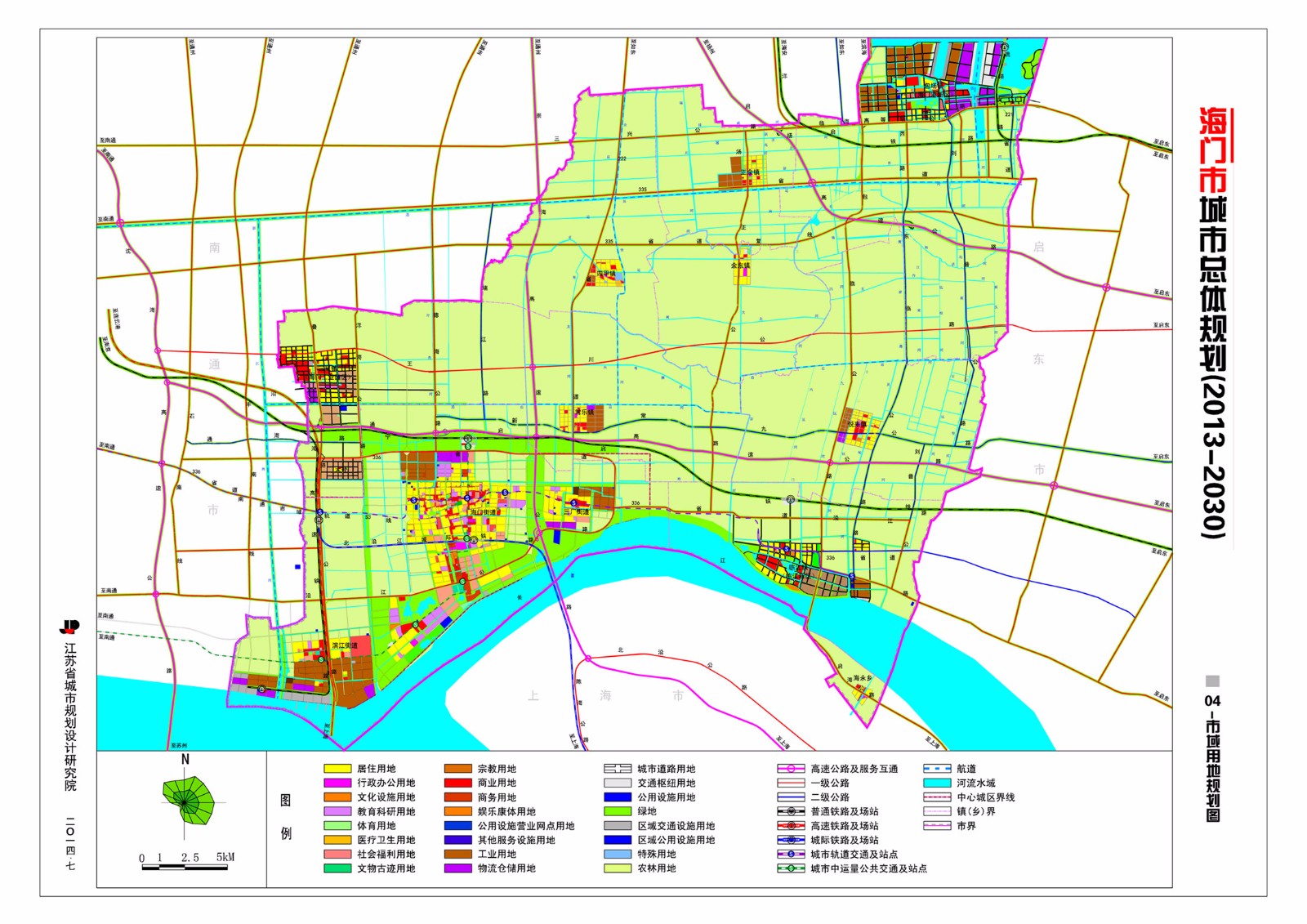 海门2030年城市规划图图片