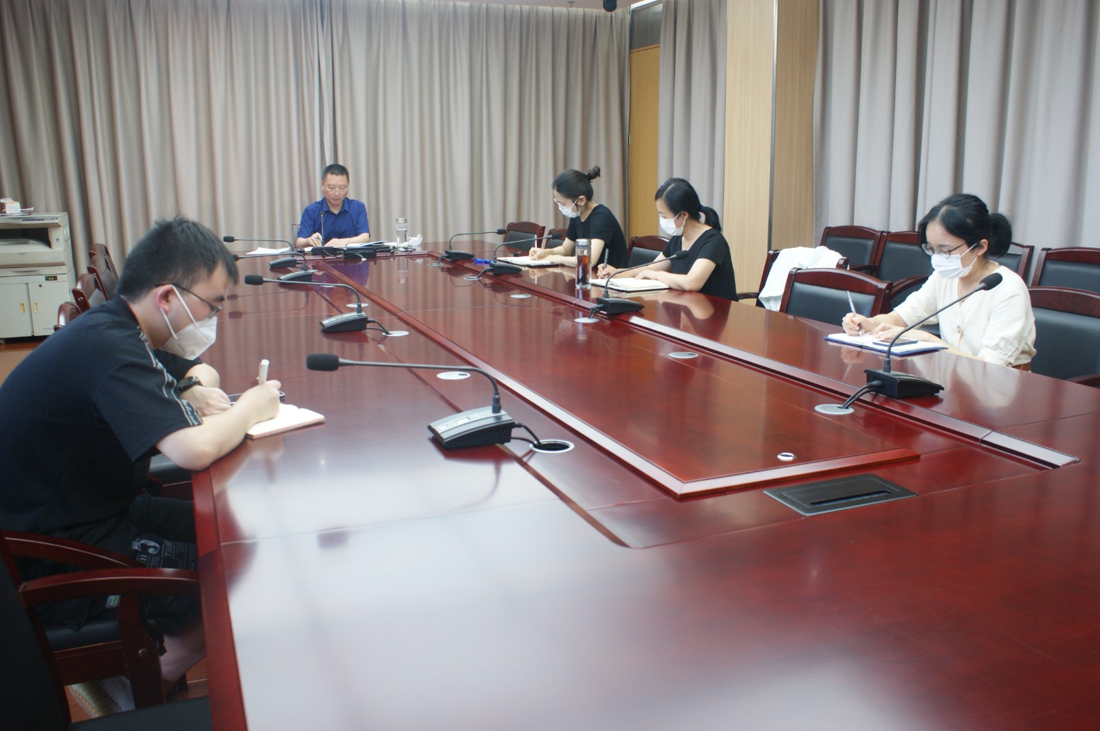 7.23 召开党组会议，严密部署各项气象保障服务工作.JPG